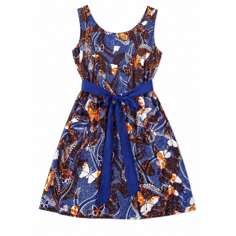 Anthropologie Maeve Silk Dress Butterflies Boho Fairycore Whimsy Coquette Auburn
